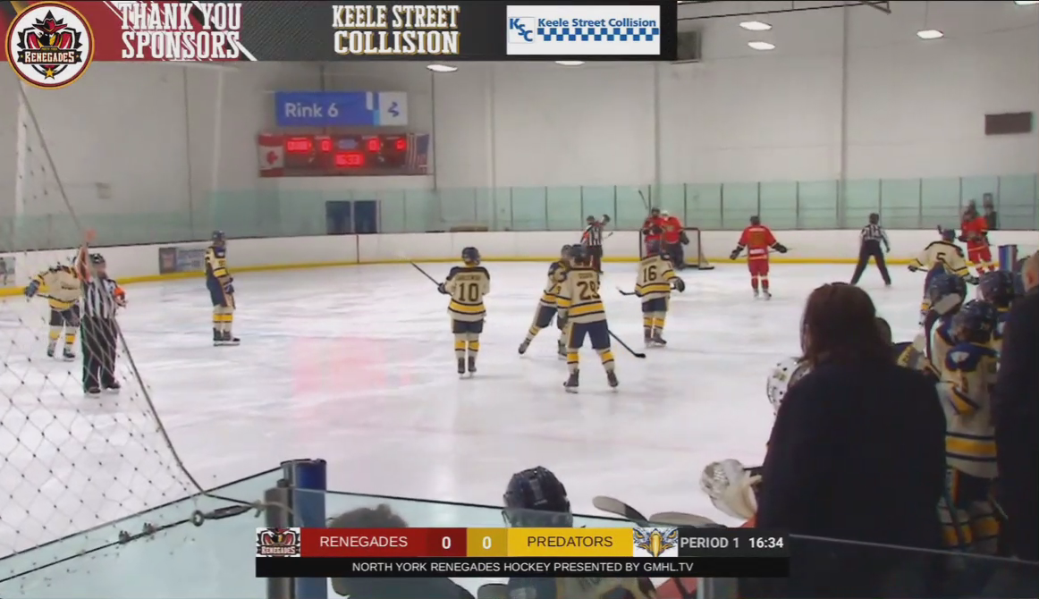 2026-01-17 GMHL PP Goal, Weak Side Rush, Snipe vs North York