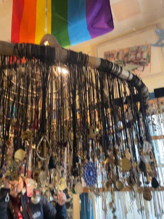 Curiosity Shop - Necklaces hanging - Used, Vintage & Consignment Near Me - Berkeley, California