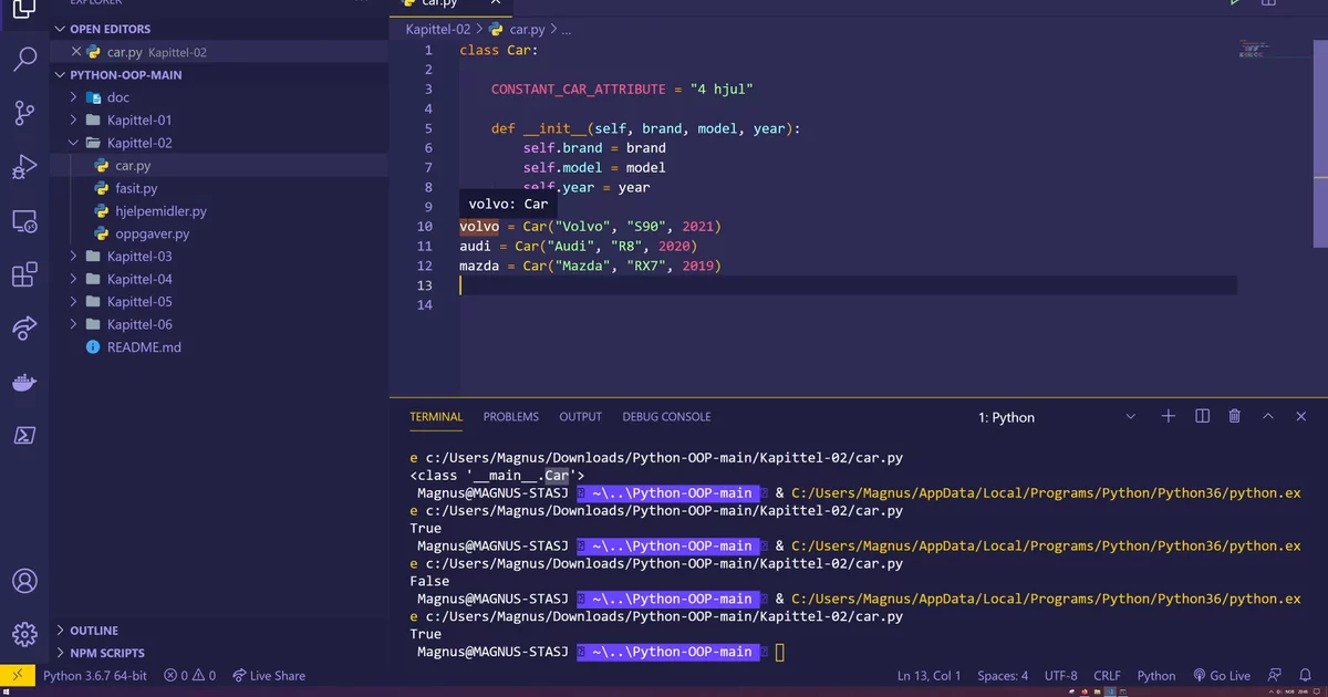 Slik bruker du egenskaper og property i Python | Utdannet.no
