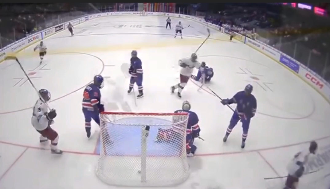 Daniels Serkins Shines with Impressive PP Goals against USA U18 2025