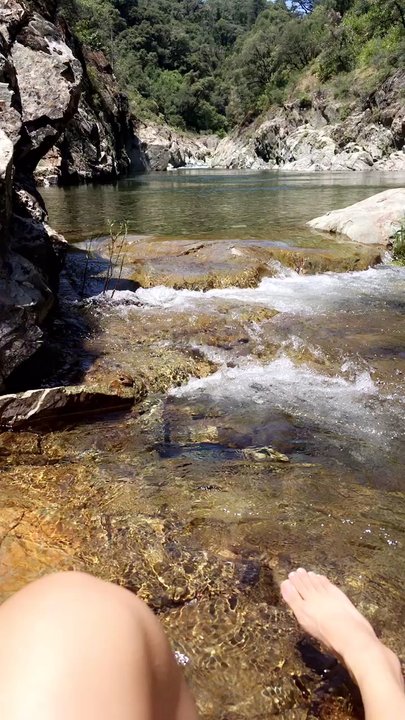 Flumes - Rhyming trail ends at river. Filled with wildlife, rocks and amazingly clear blue water. - Hiking Near Me - Paradise, California