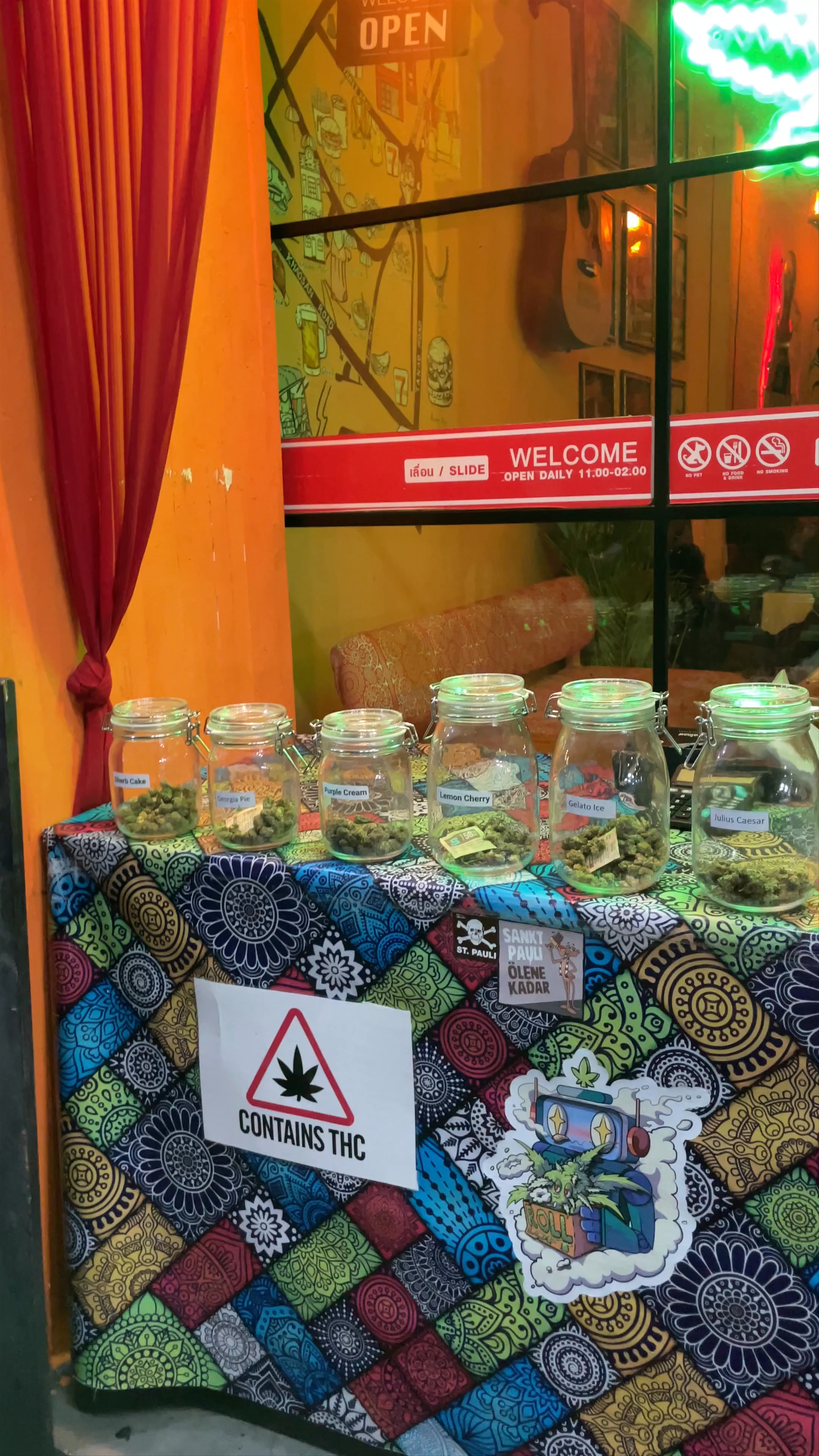 Evening Vibes at Khaosan Social Capsule Hostel, Bangkok