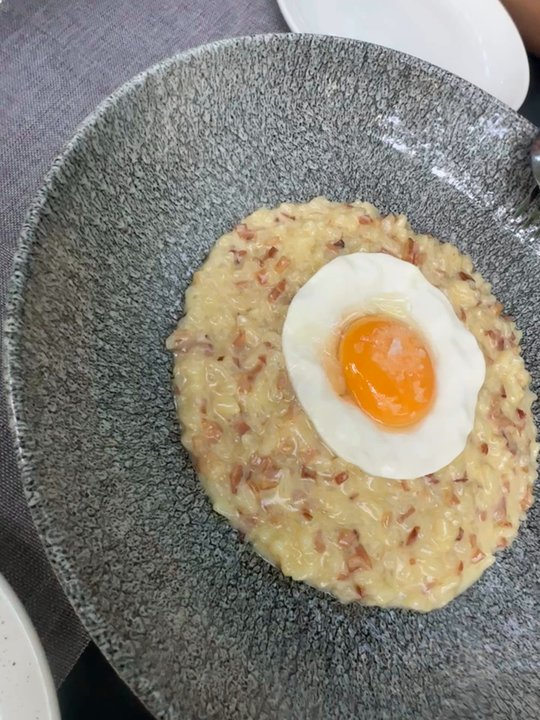 Tendiez - Falso huevo risotto - Spanish Near Me - Barcelona, B