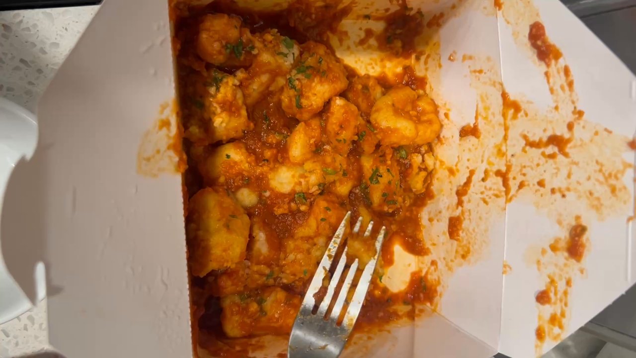 Bedda Mia - Gnocchi Al Pomodoro & Parmigiano. Pretty much still raw dough. Very underwhelmed and disappointed. - Italian Near Me - Santa Cruz, California
