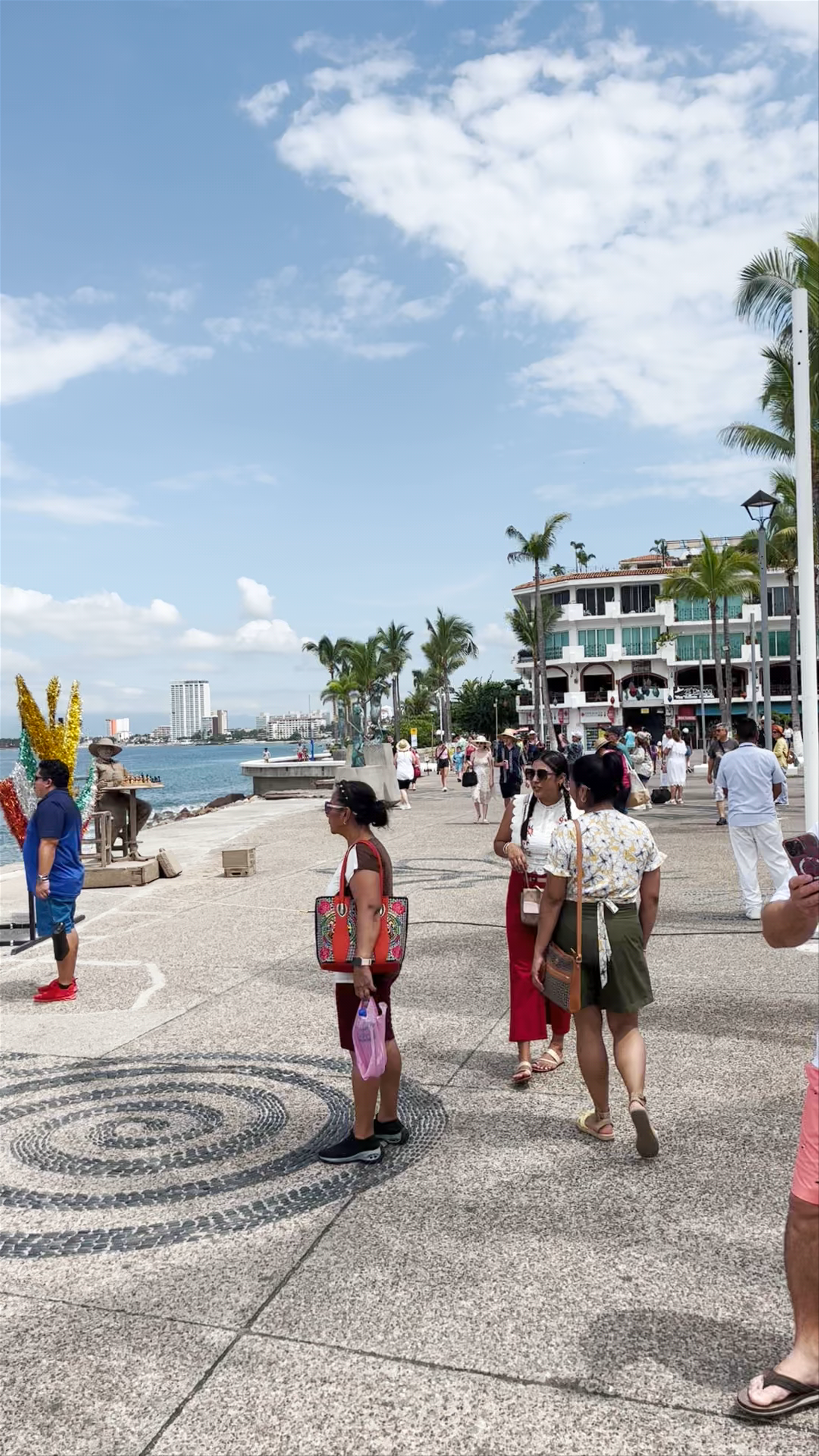 Strolling the Vibrant Boardwalk of Puerto Vallarta, Mexico