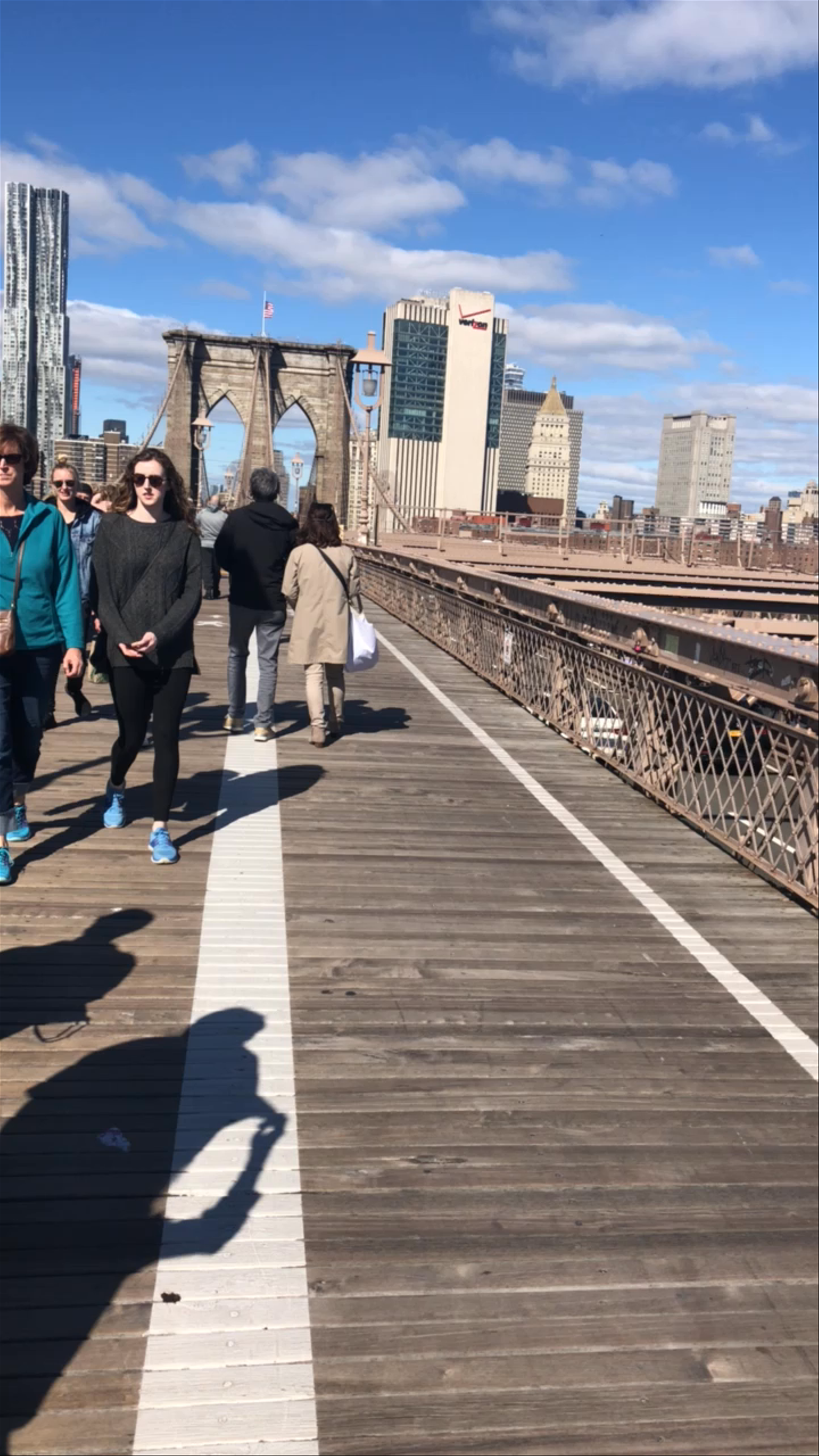 Strolling the Iconic Brooklyn Bridge: Vibrant Views and Urban Energy