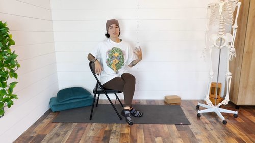 Lazy Twisty Chair Stretching (Stevi)