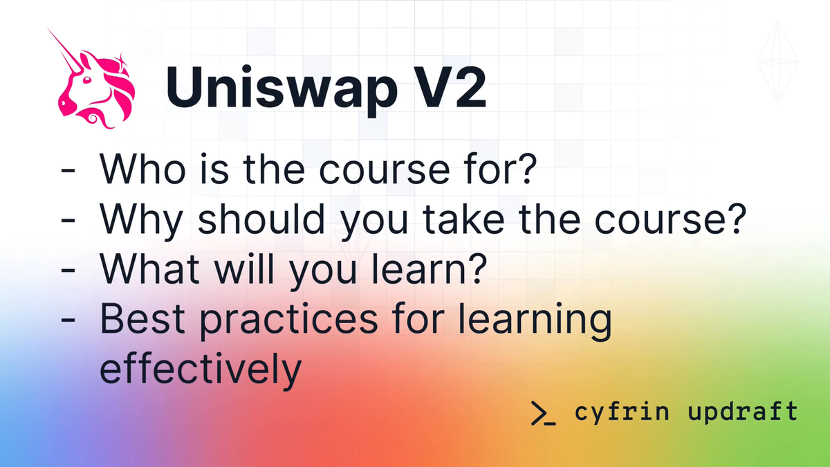 Video: Overview - Intro - Uniswap V2
