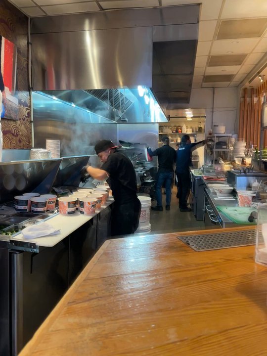 Mecha Noodle Bar - inside kitchen - Ramen Near Me - Fairfield, Connecticut