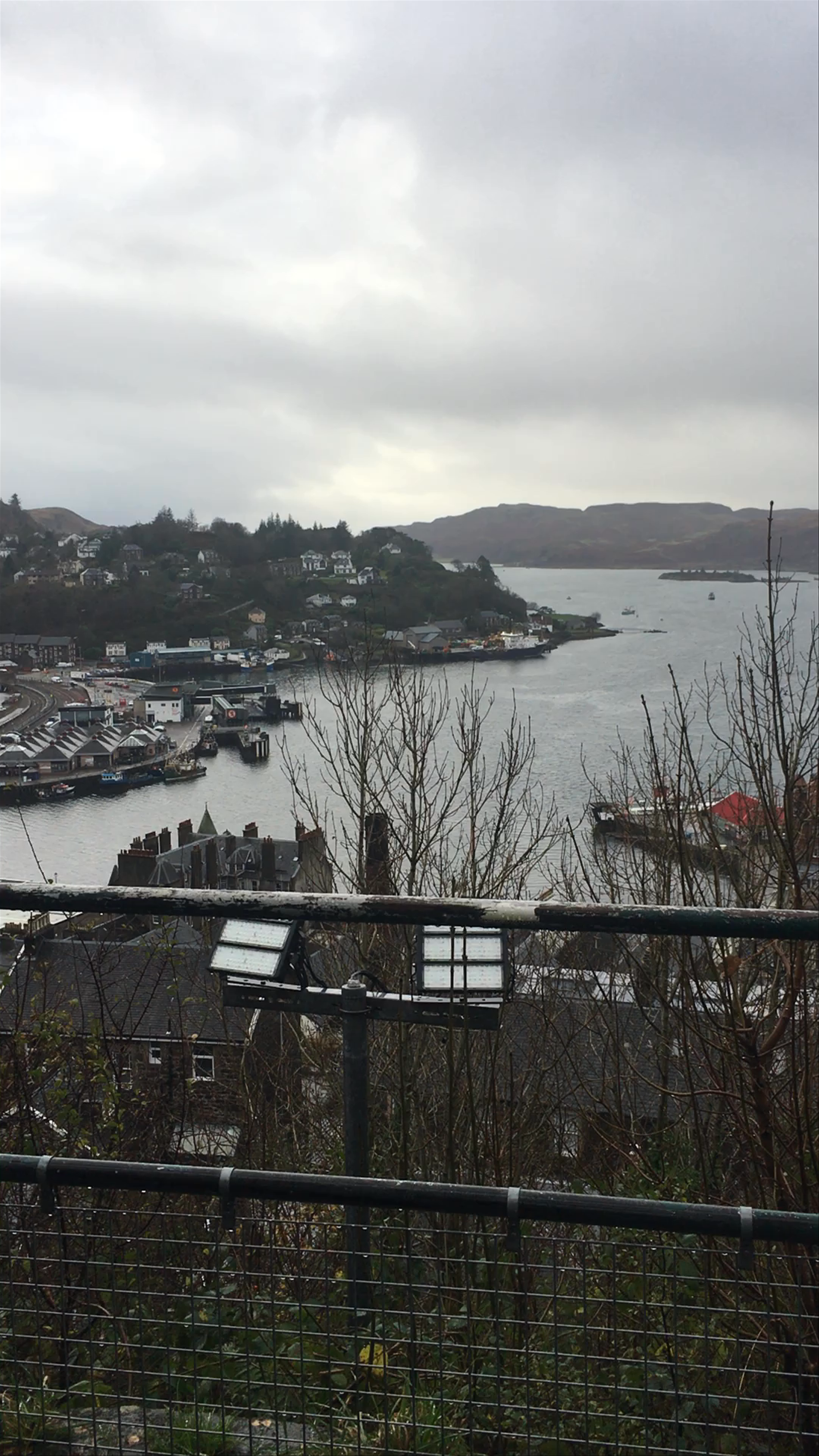 McCaig's Tower Panoramic Views over Oban Bay, Scotland