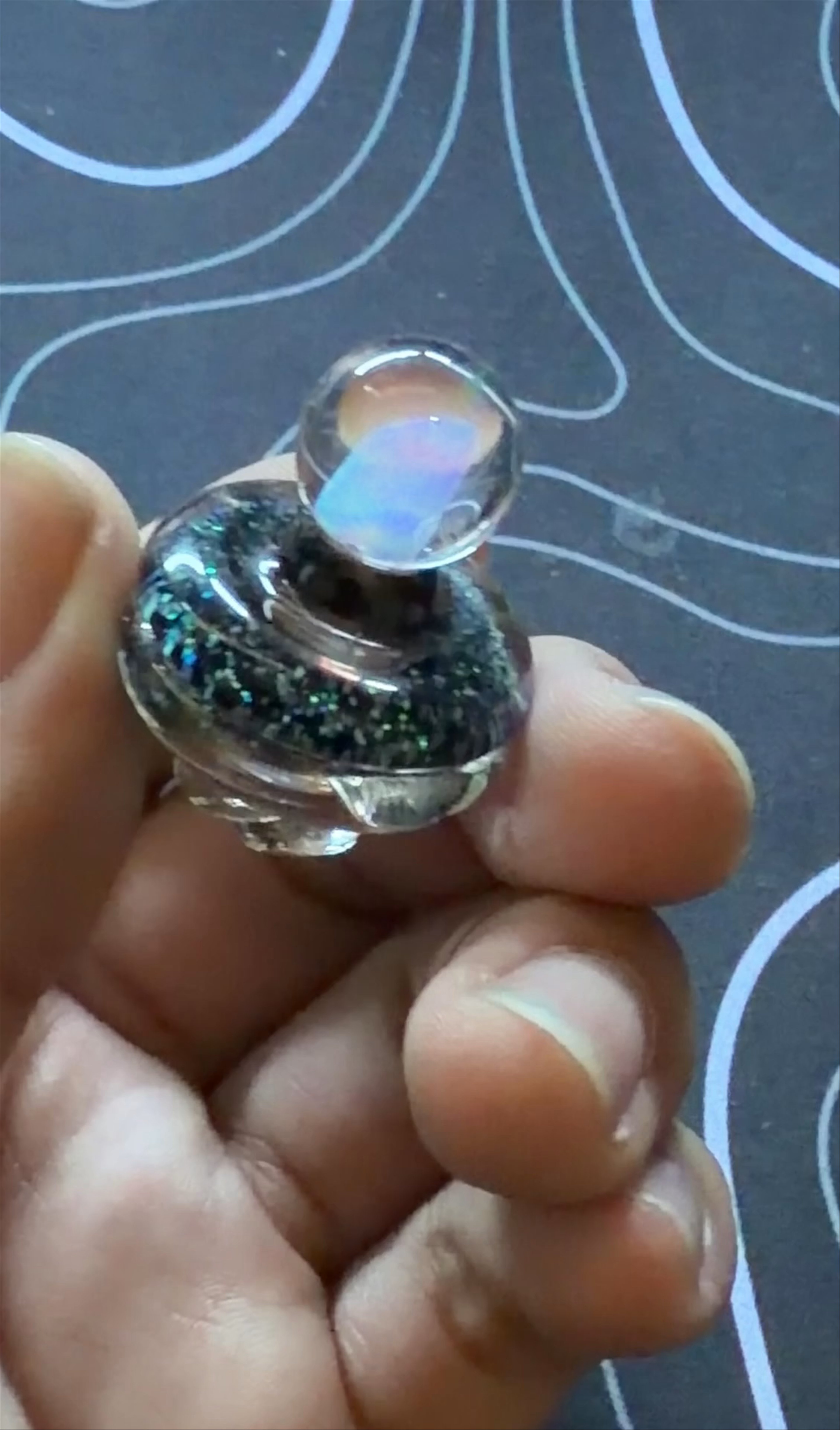 Preview pic of OTP Rockulus 3dxl spinner cap for puffco