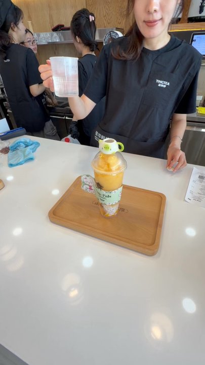 Ting Tea - Teapot and mango - Bubble Tea Near Me - Houston, Texas