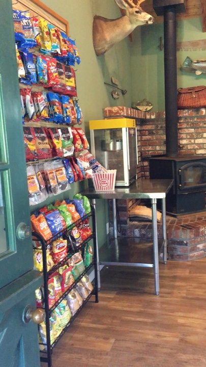 Hagemann Ranch Trout Farm - Inside the store.... lots of snacks, drinks and fishing gear!! - Horseback Riding Near Me - Bodega, California