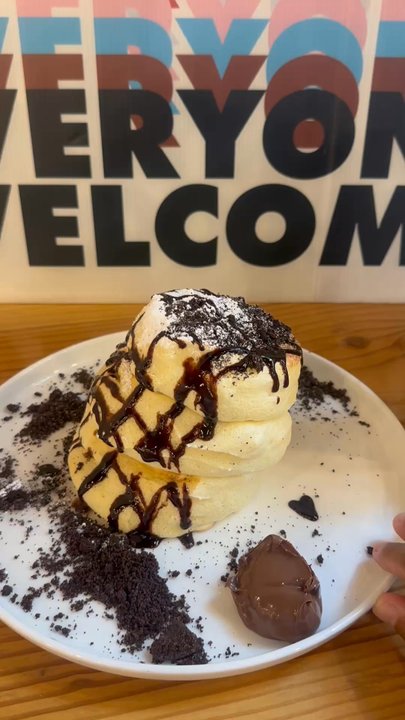 Miss Cheese - The fluffy jiggle of Oreo Mountain pancakes - Bubble Tea Near Me - Los Angeles, California