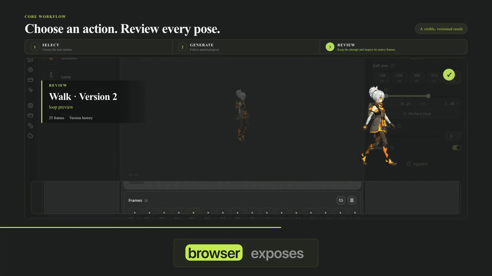 AI Sprite Generator for Game-Ready Characters image 1