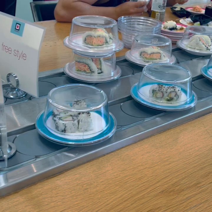 sushigami - Action On the Train! - Sushi Bars Near Me - Sunrise, Florida