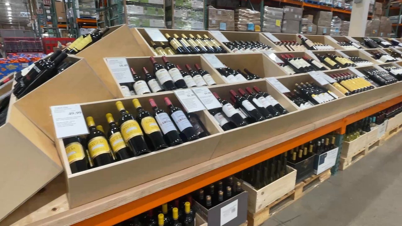 Costco - Extended wine section - Wholesale Stores Near Me - Gilbert, Arizona