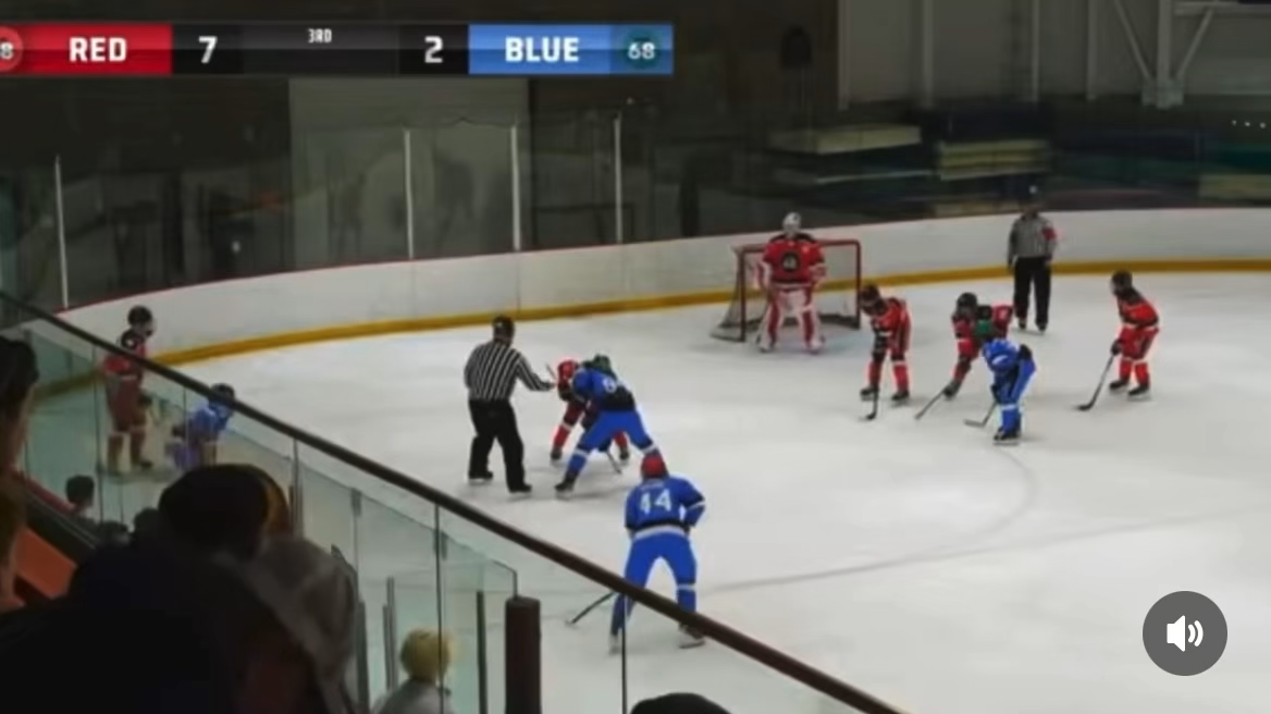 Mason Pangburn Highlight: UMH68 hard forecheck, scoring opportunity