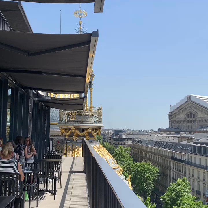 Printemps - Beautiful views from the eateries on the 7th fl of Printemps - Department Stores Near Me - Paris, 75