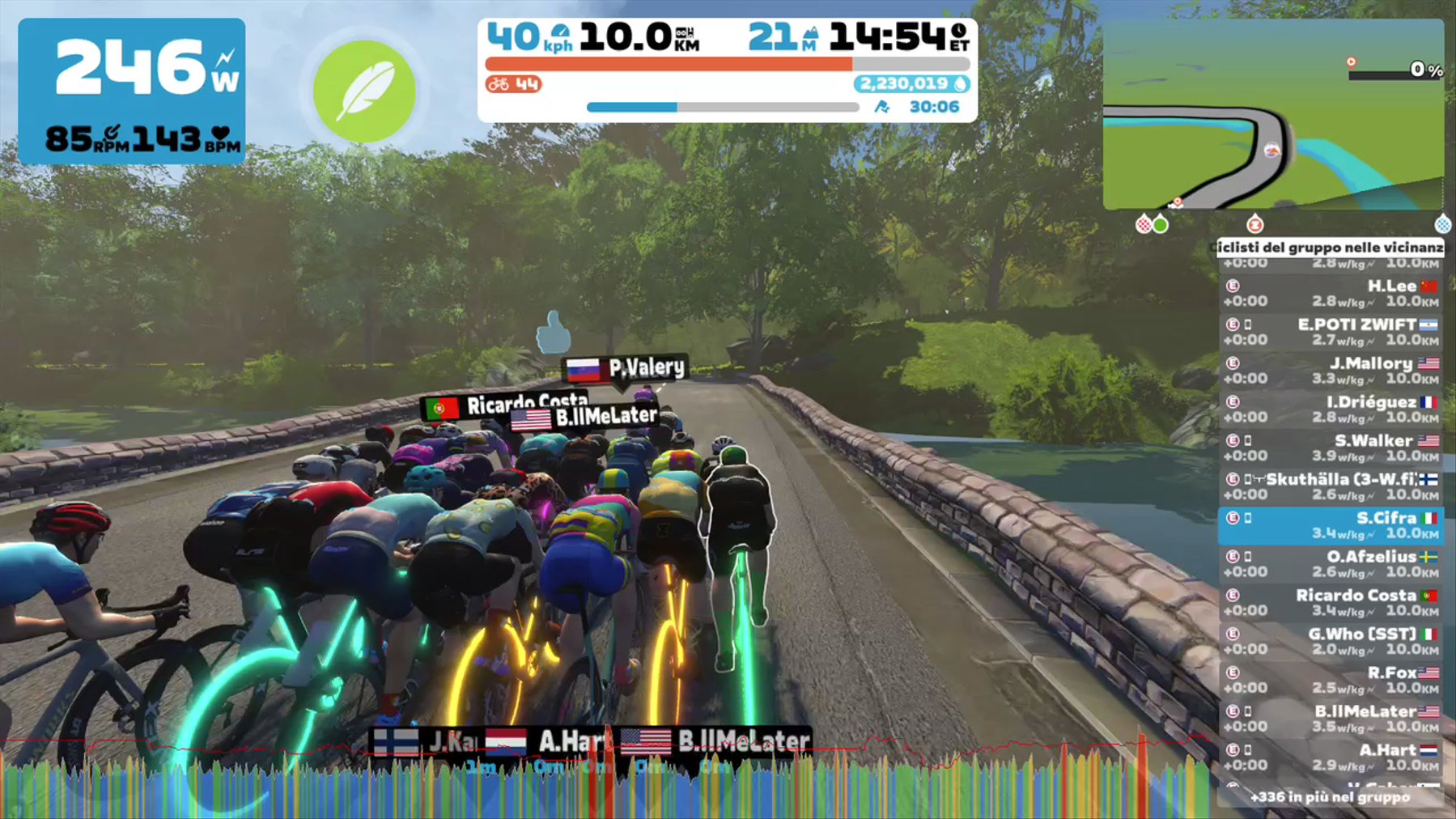 Zwift - Group Ride: The XP Express on R.G.V. in France