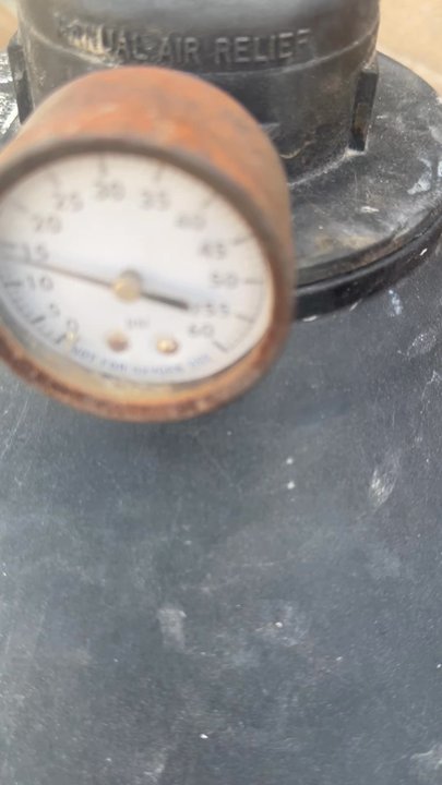 SunBright Pool Services - This is my filter gauge after cleaning my pool filters twice over a weekend. - Pool Cleaners Near Me - Phoenix, Arizona