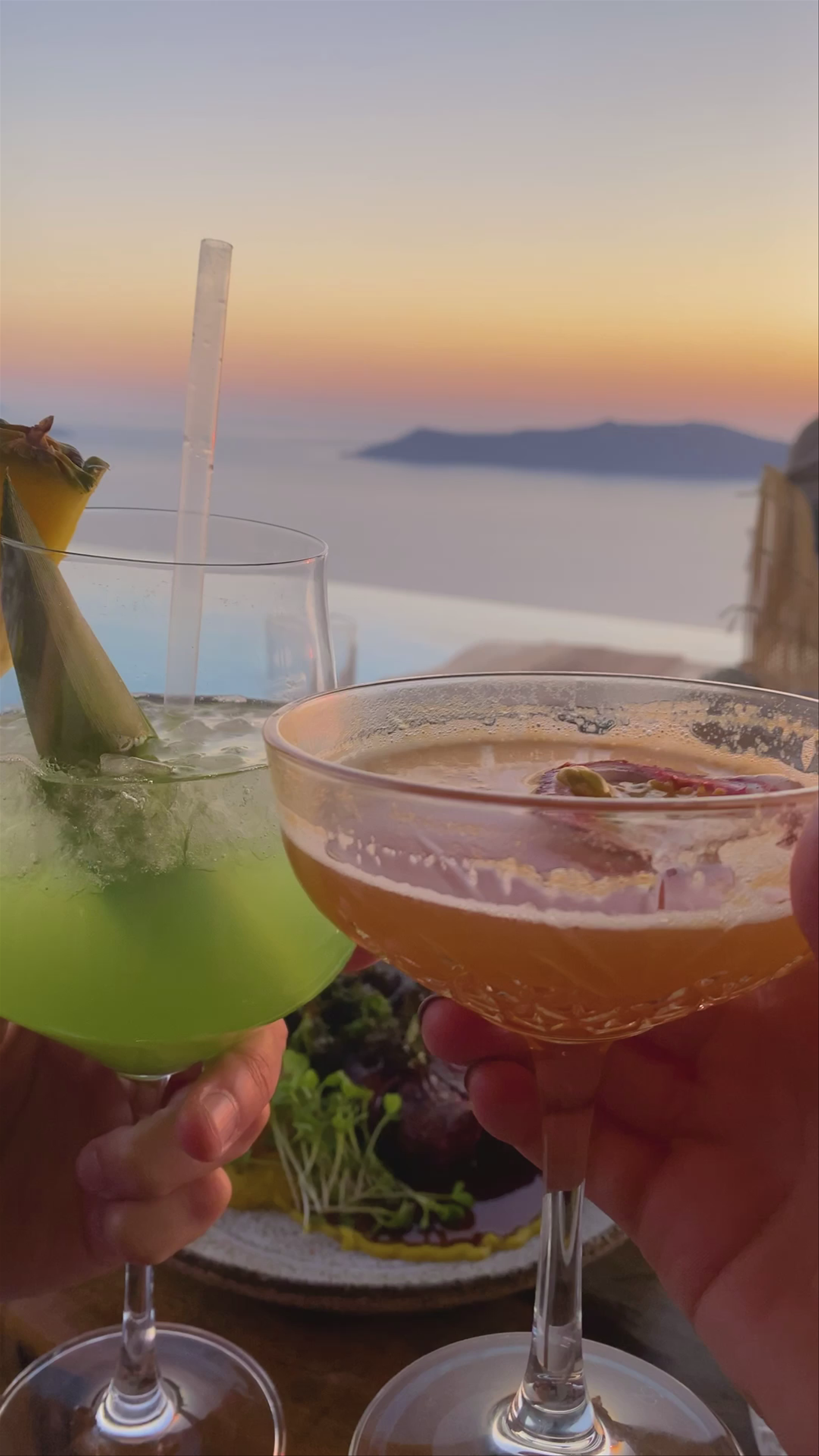 Sunset Dining Experience at Cavo Tagoo Santorini with Panoramic Views