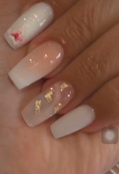A Plus Nail - they did soo good 10/10 would go back  was good price to $45 +5 for each flower total $55 - Nail Salons Near Me - Winter Park, Florida