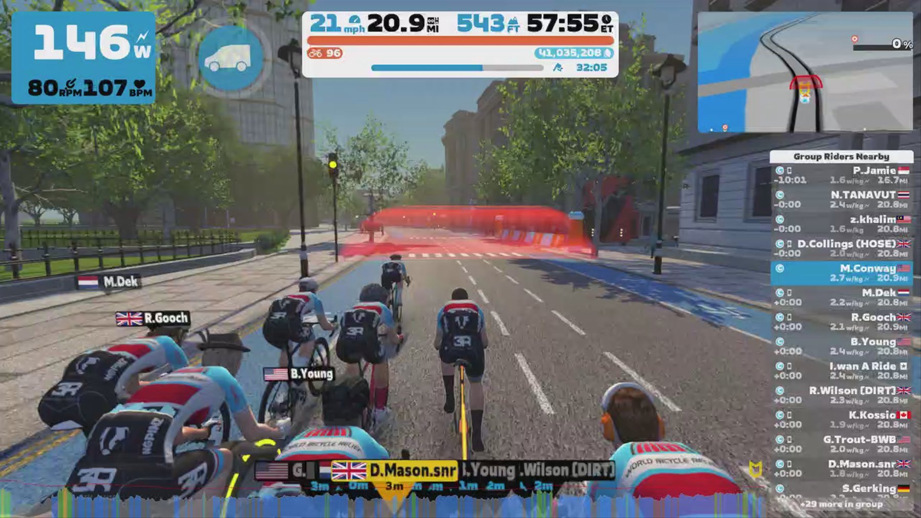 Zwift - Group Ride: 3R Endurance Ride (C) on Greater London Flat in London