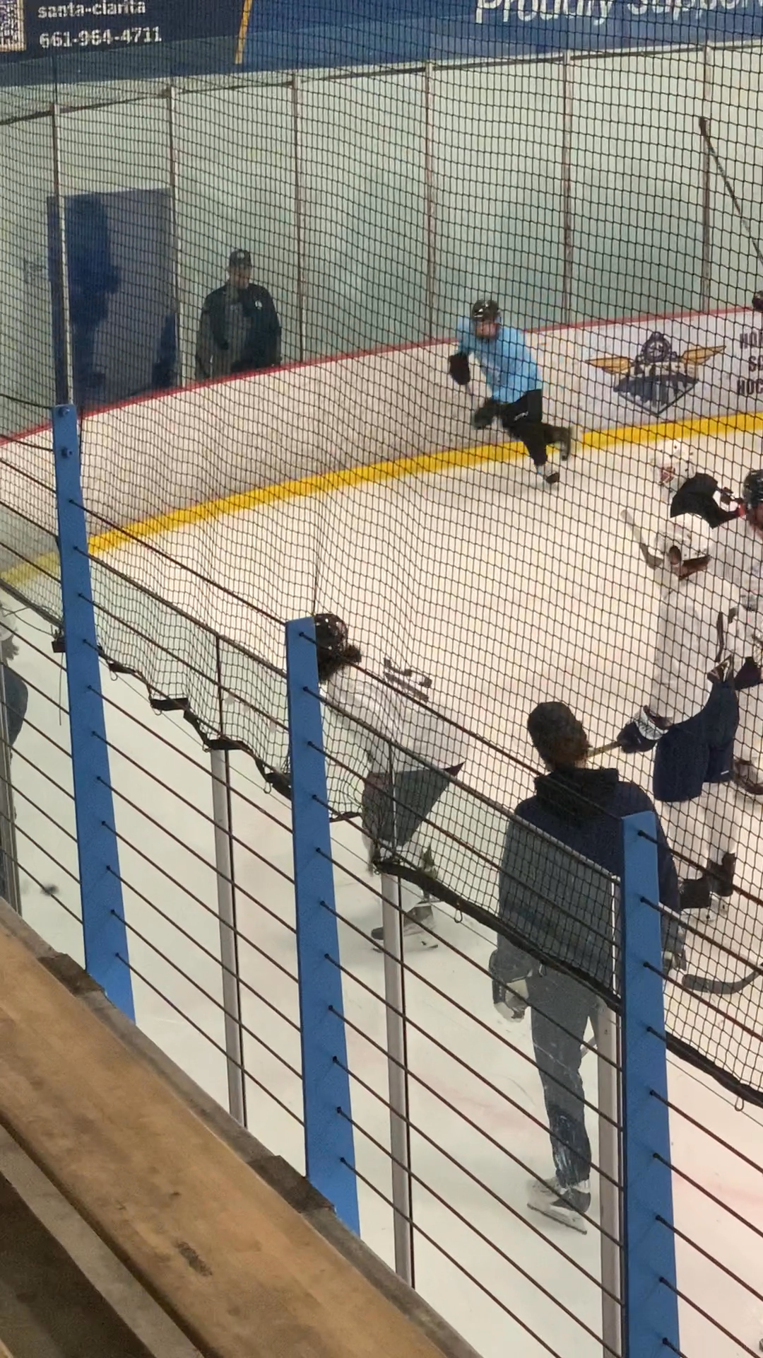 Lake Tahoe & Santa Clarita Lakers ID Camp. 1v1. Light Blue #5