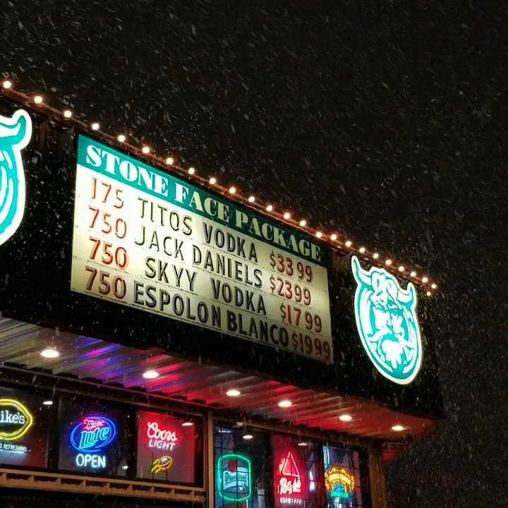 Stone Face Tavern - Snow at Stoneface - Pubs Near Me - Albuquerque, New Mexico