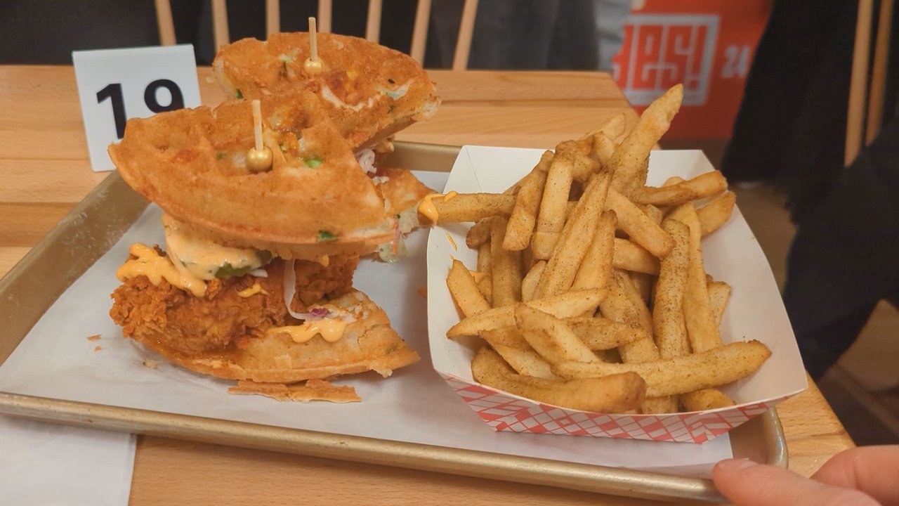 Namkeen - January 23, 2024; Clucking Waffle Sandwich. - Chicken Shop Near Me - Brooklyn, New York