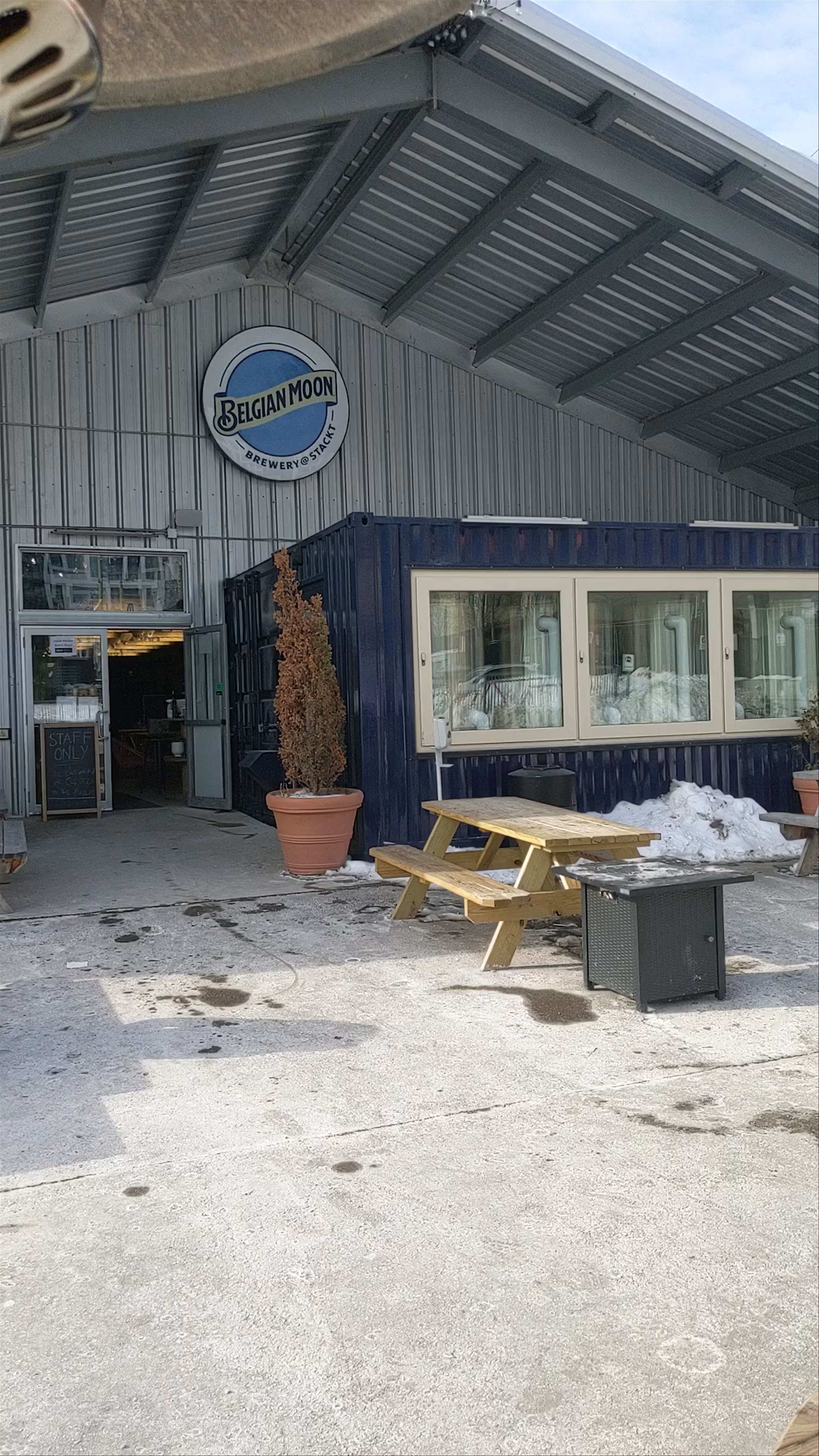 Belgian Moon Brewery and Urban Ice Rink Experience in Toronto