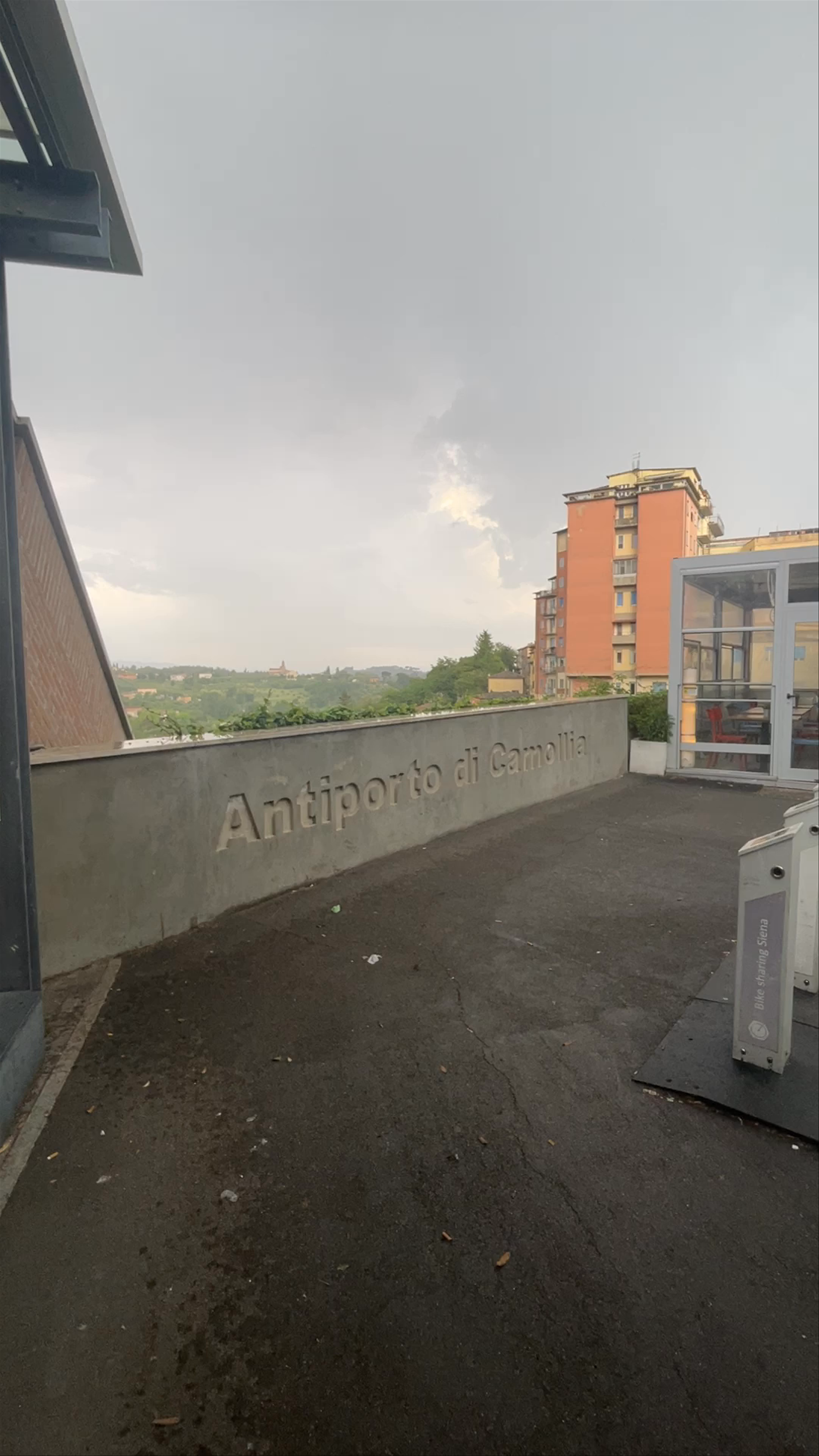 Scenic Overlook at Antiporto di Camollia in Siena, Italy