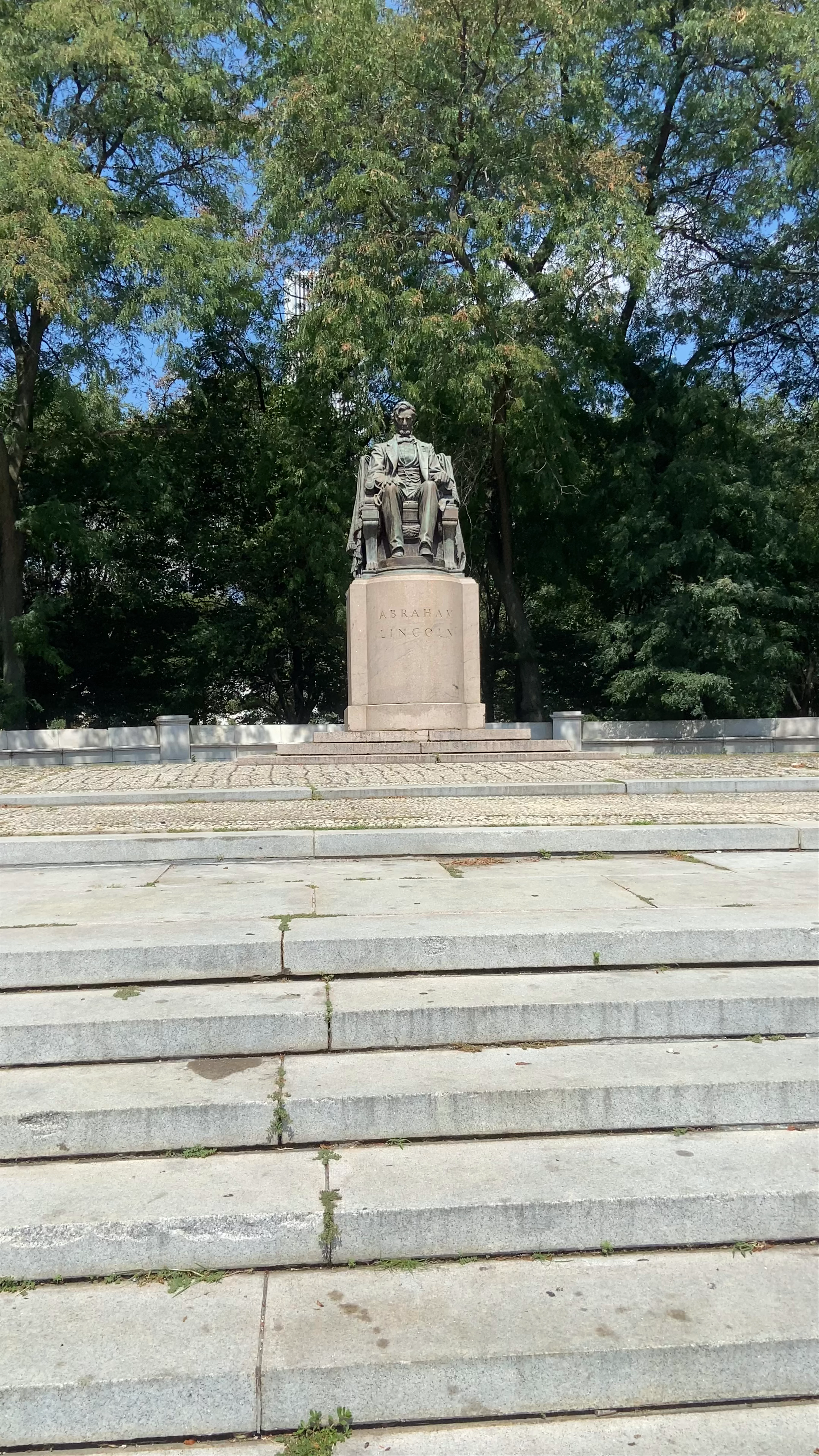 Abraham Lincoln, Head of State, East Randolph Street, Grant Park, Chicago, IL, USA