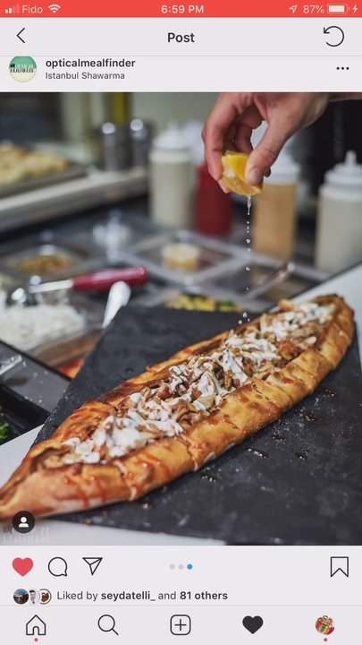 Istanbul Shawarma - Istanbul Shawarma is now serving freshly baked Turkish Pides (aka pizza) everyone should go and try them - Mediterranean Near Me - Toronto, Ontario