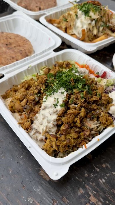 Falafel Stop - Jerusalem mix with madajara - Falafel Near Me - Sunnyvale, California