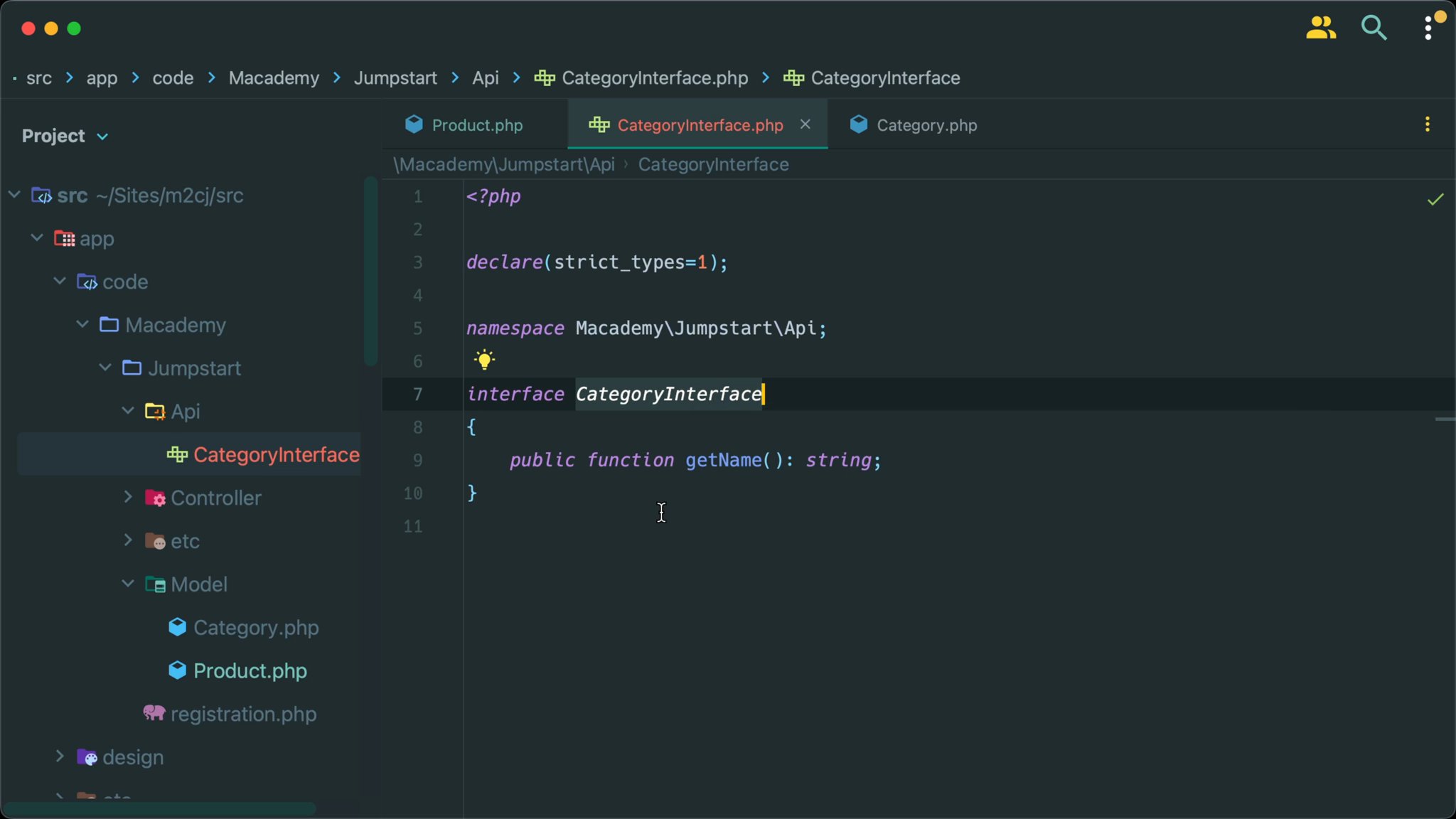 Understand interfaces in Magento