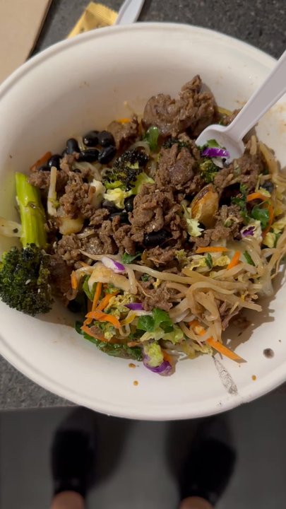 BIBIBOP Asian Grill - Here's what they did give me. - Asian Fusion Near Me - Lee's Summit, Missouri