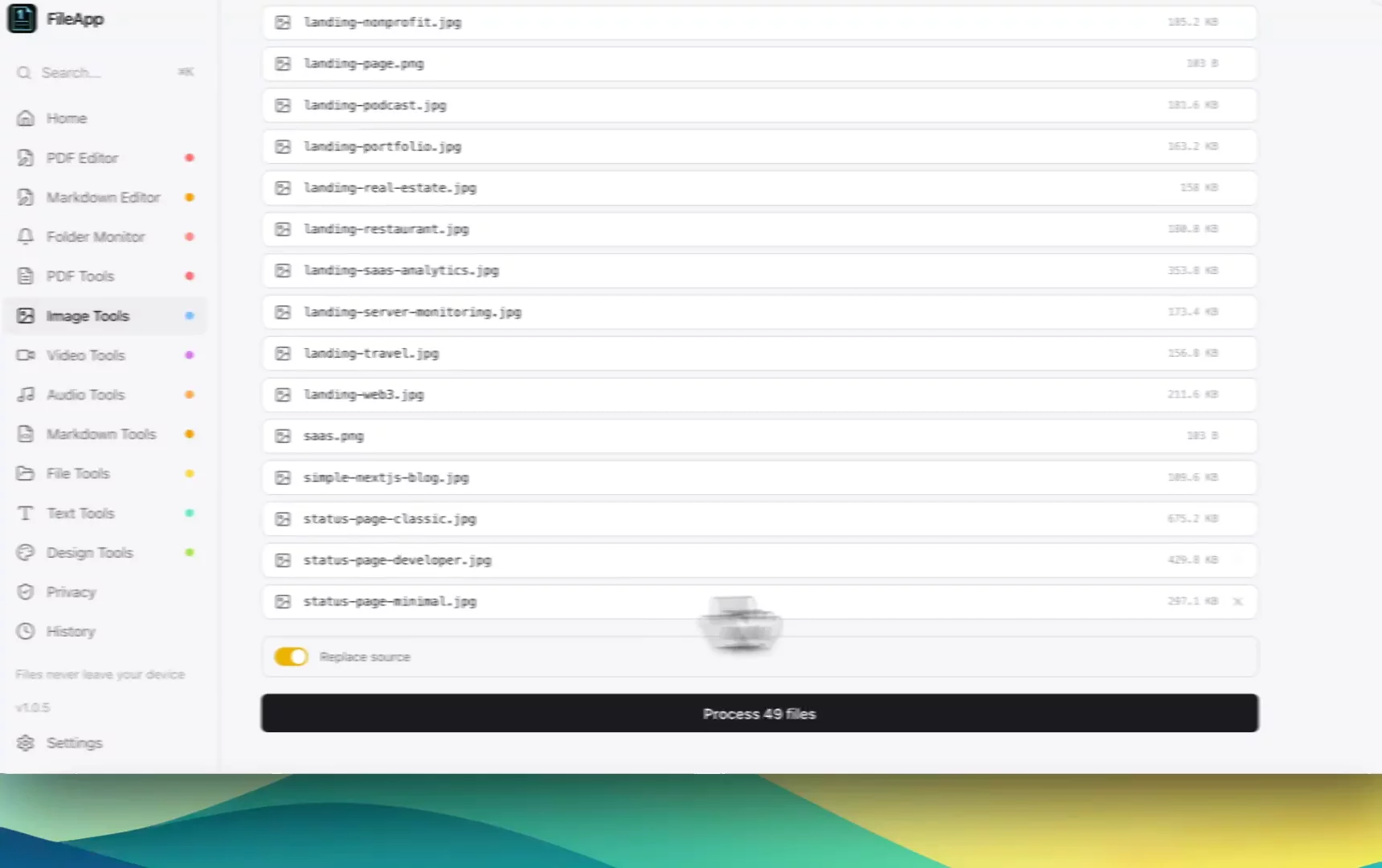 1FileTool — Every file tool, 100% local image 1