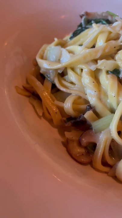 Bleu Olive - Perfect portion of pasta - Mediterranean Near Me - Durham, North Carolina