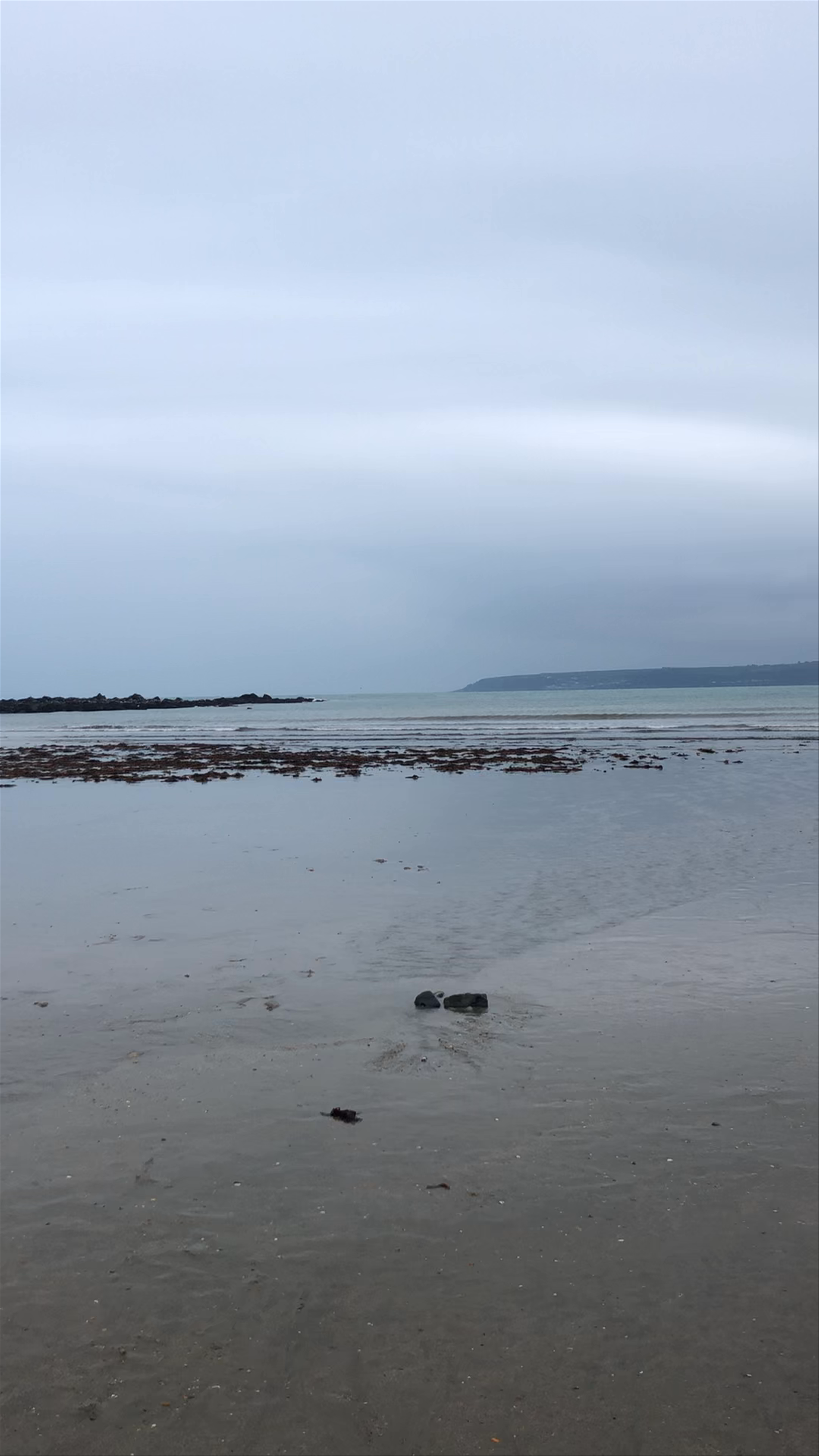Marazion Beach Walk: Misty Coastal Serenity on the South West Coast Path