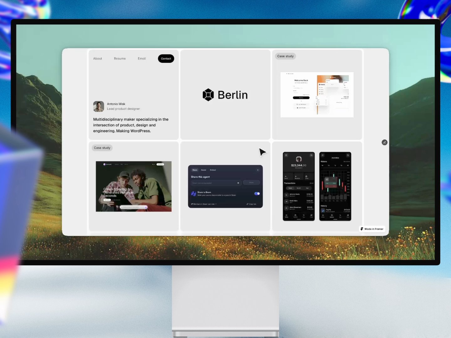 The gridfolio