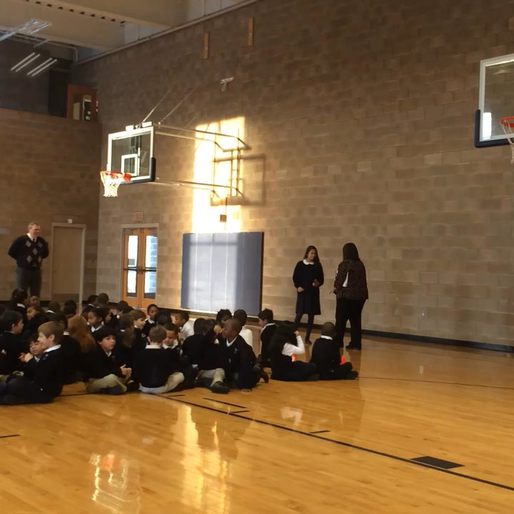 Waterside School - The start of morning assembly - Elementary Schools Near Me - Stamford, Connecticut