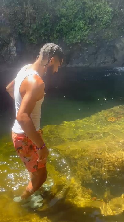 Jerrys Adventures llc. - Beautiful waterfall with a cliff jump added testing out the feet in the middle and it was deep just what you want for safety and fun ! - Tours Near Me - Bayamón, Puerto Rico