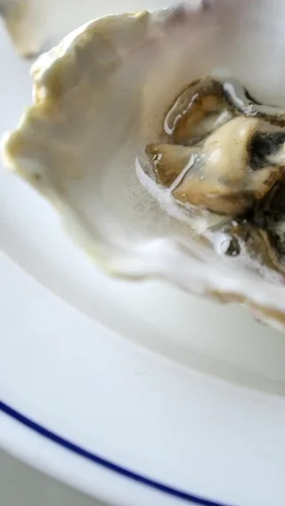 Oyster with Pisco Sour Dressing