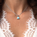 Mystic Topaz Necklace with larimar 
 