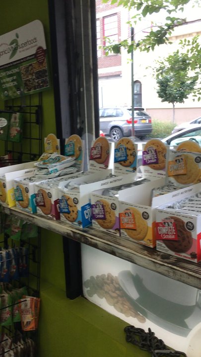 Fusion Juice Bar 2 - Just some of the protein bars to choose from - Juice Bars & Smoothies Near Me - Astoria, New York