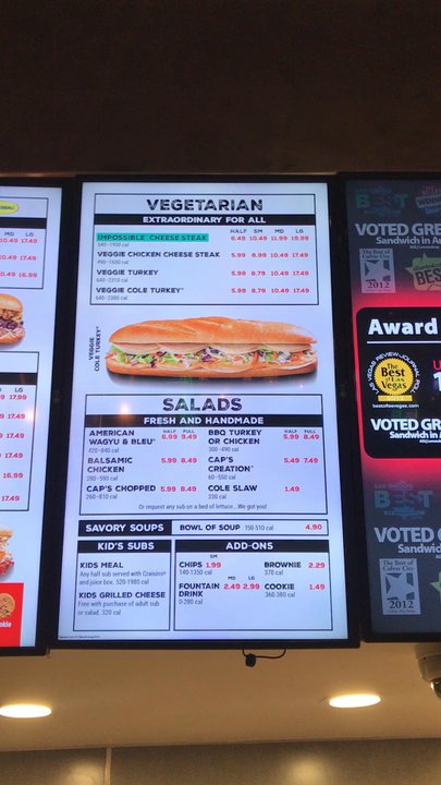Capriotti's Sandwich Shop - Menu - Sandwiches Near Me - Laughlin, Nevada