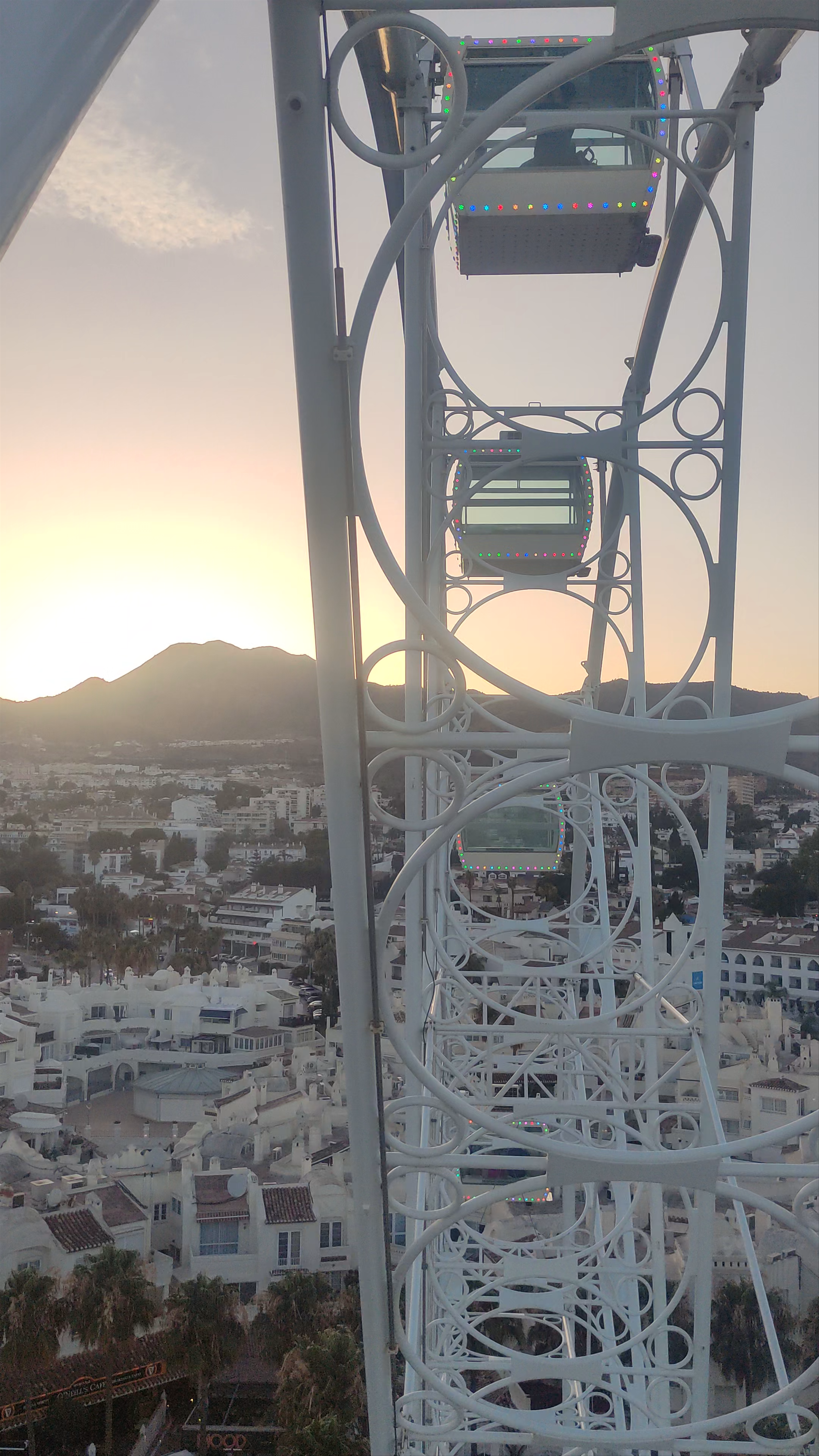 Sunset Views from NORIA-MIRADOR PRINCESS Ferris Wheel, Benalmádena