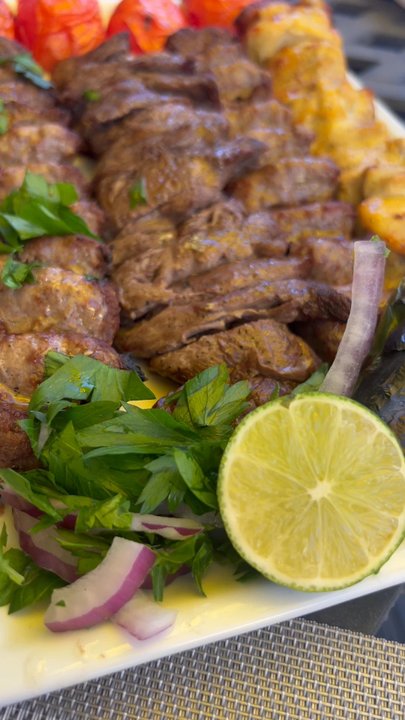 Patogh Restaurant - Beef Beef Soltani (King's Meal) chicken Chicken Combination - Middle Eastern Near Me - Turlock, California
